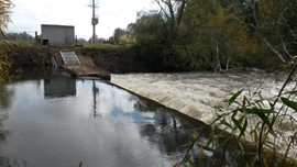 The Tea Garden Creek Weir at Markwood. The Tea Garden Creek Weir at Markwood.